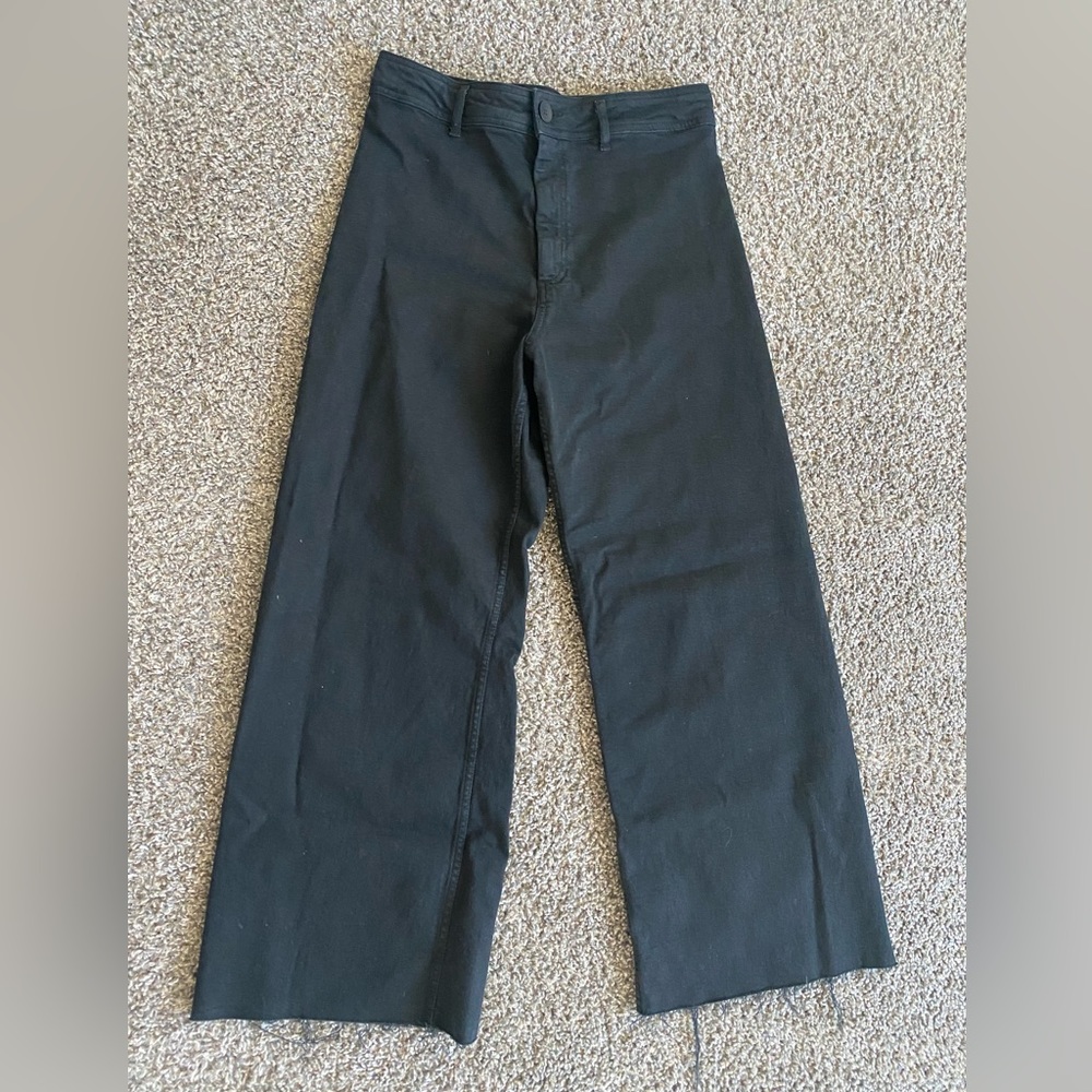 Zara Marine Straight Leg High Waist Jeans